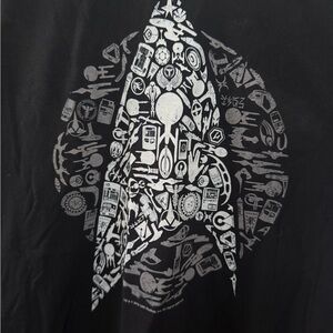 Star Trek Black Lightweight Tee